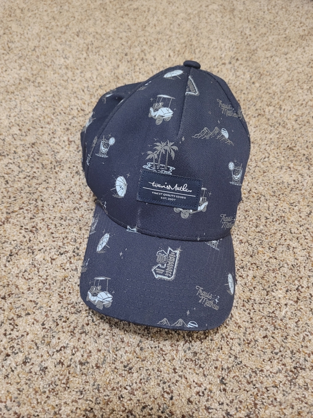 Travis Mathews Mens Flexfit Baseball Hat